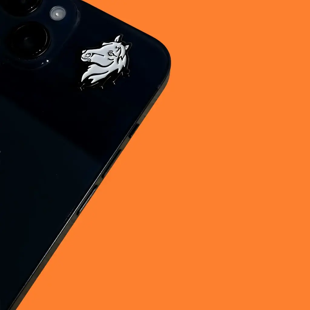 Metal Horse Sticker