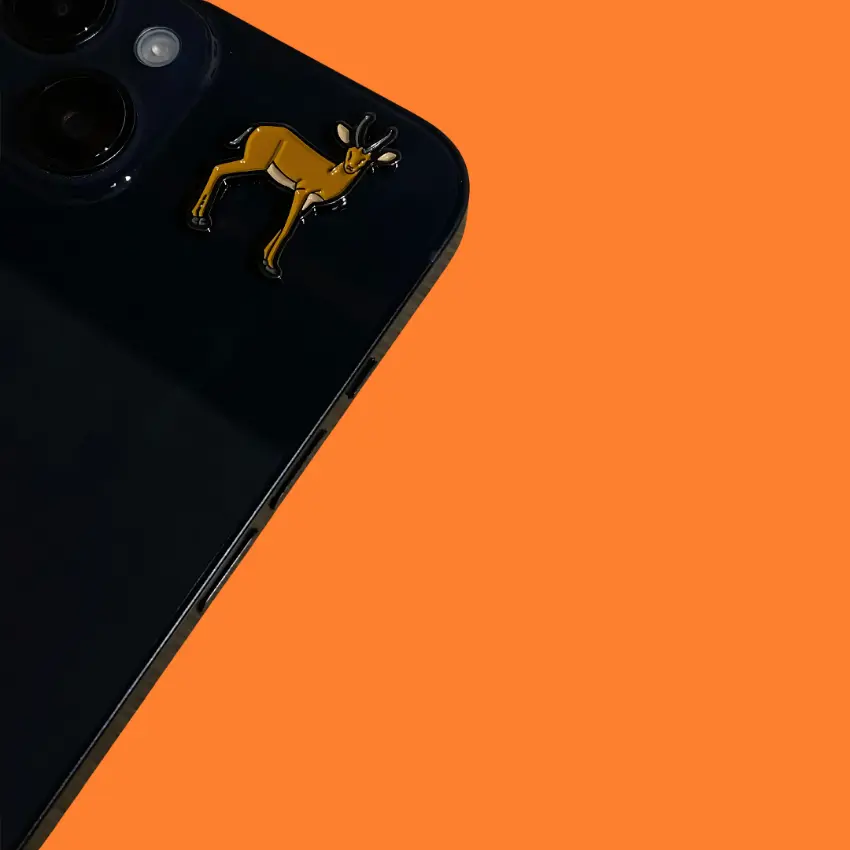 Metal sticker deer