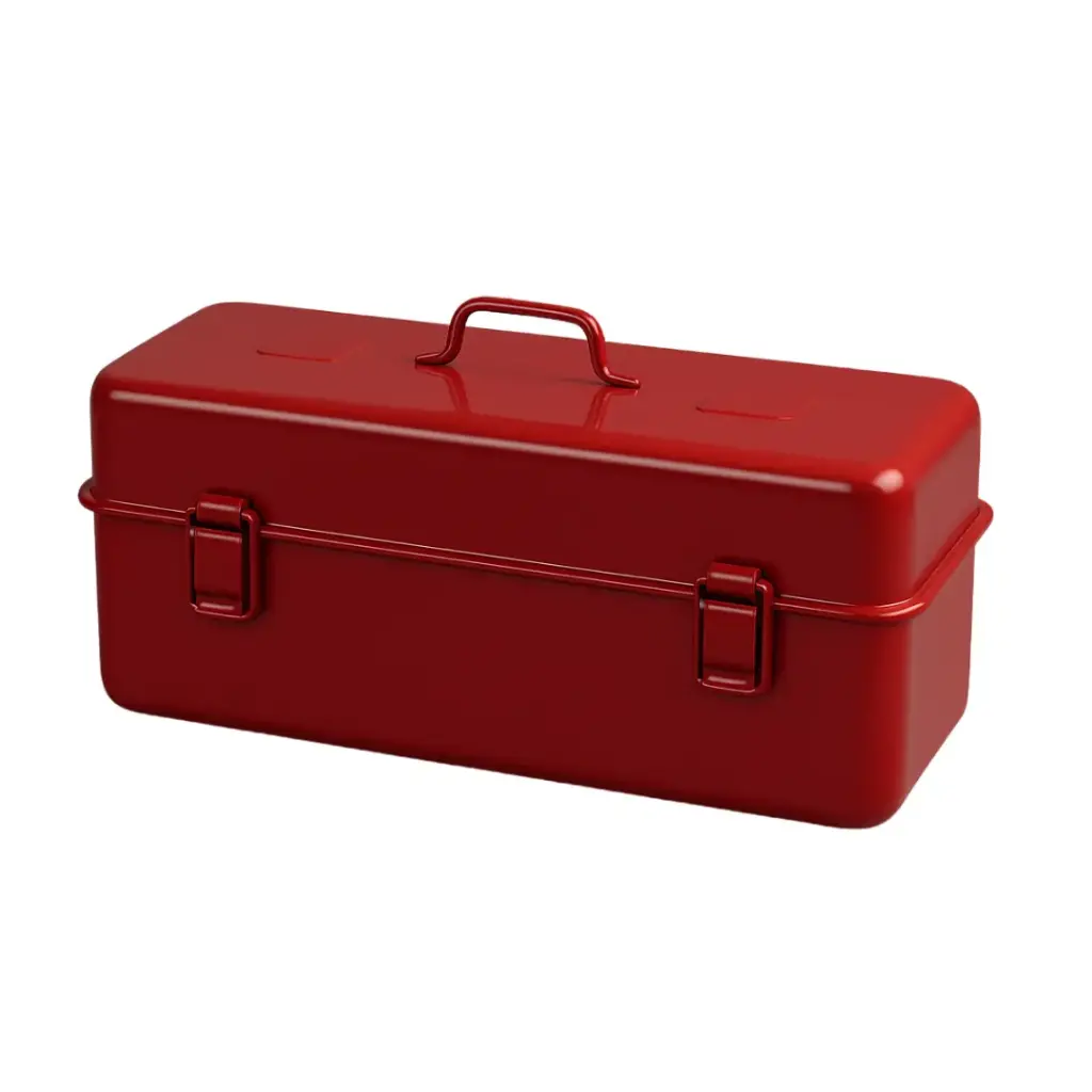 Red Portable Travel Tea Box – Outdoor Tea Set Organizer