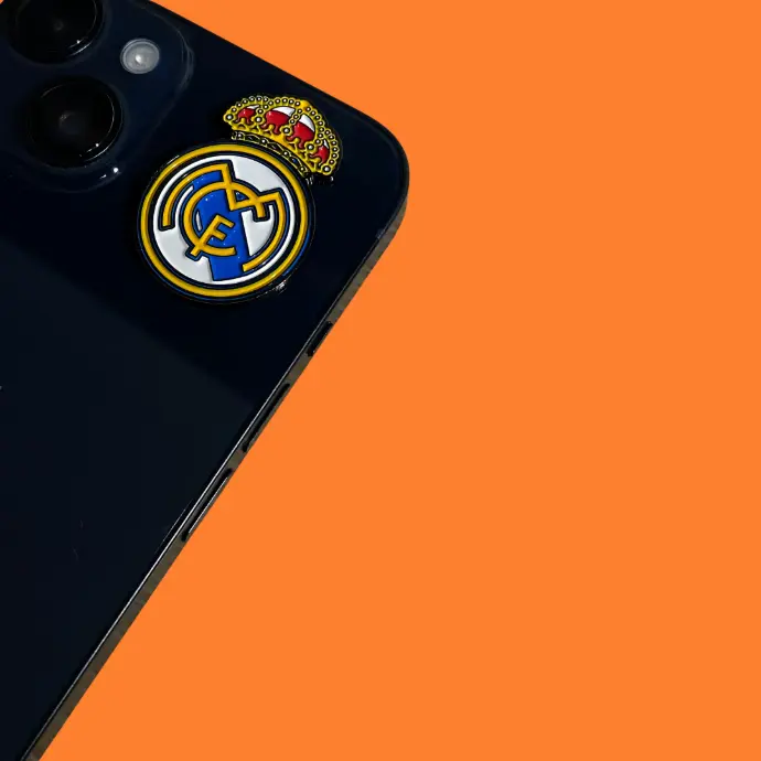 Real Madrid Club Metal Sticker
